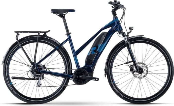 VTC Électrique R Raymon TourRay E 2.0 Tektro T350 8V 500 Wh 700 mm Bleu 2023 – Image 2